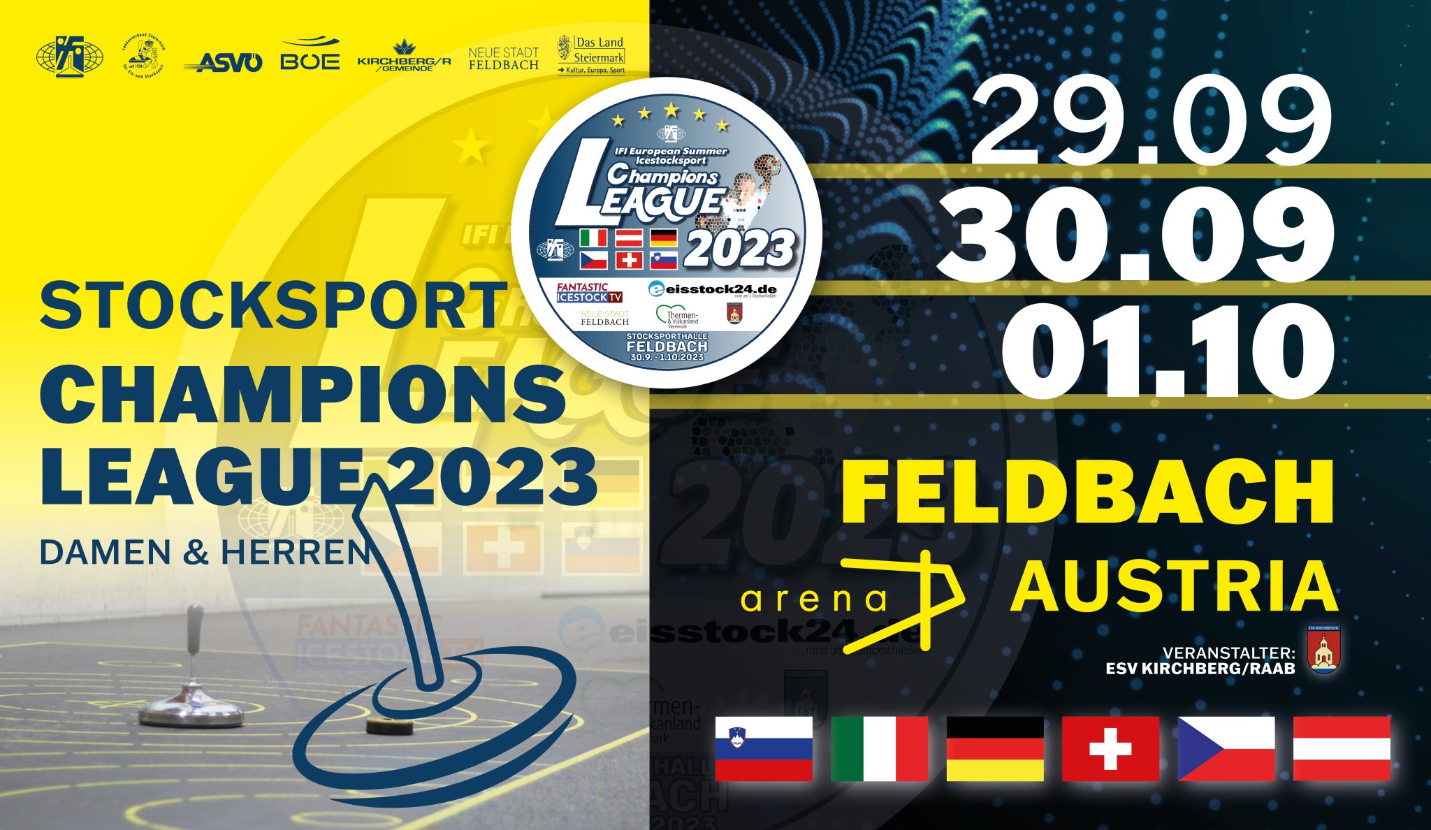 Auslosung IFI Summer Icestocksport Champions League 2023