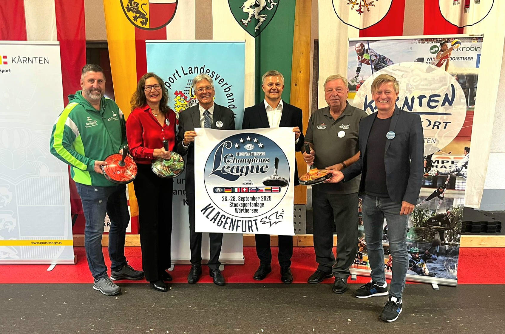 Pressekonferenz zur Stocksport Champions League in Klagenfurt