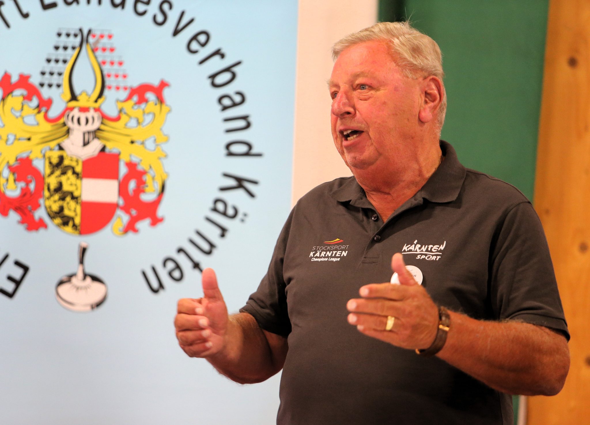 Pressekonferenz zur Stocksport Champions League in Klagenfurt