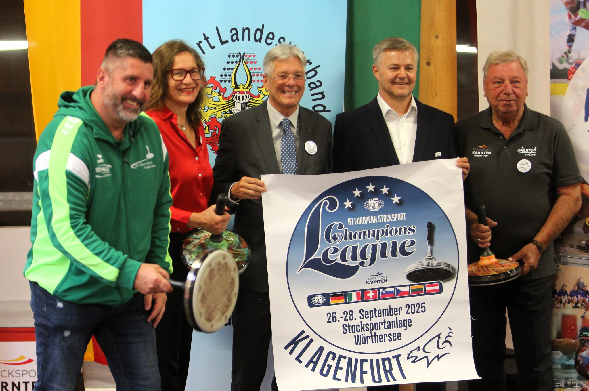 Pressekonferenz zur Stocksport Champions League in Klagenfurt