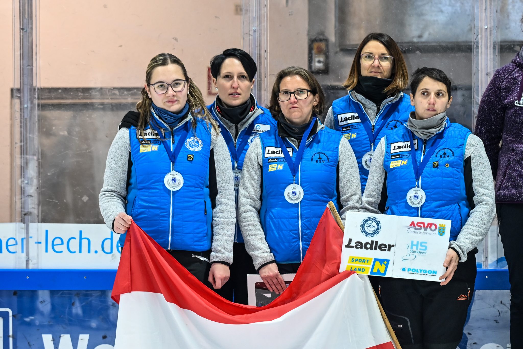 Drei Medaillen für Österreich beim Eisstock Europacup
