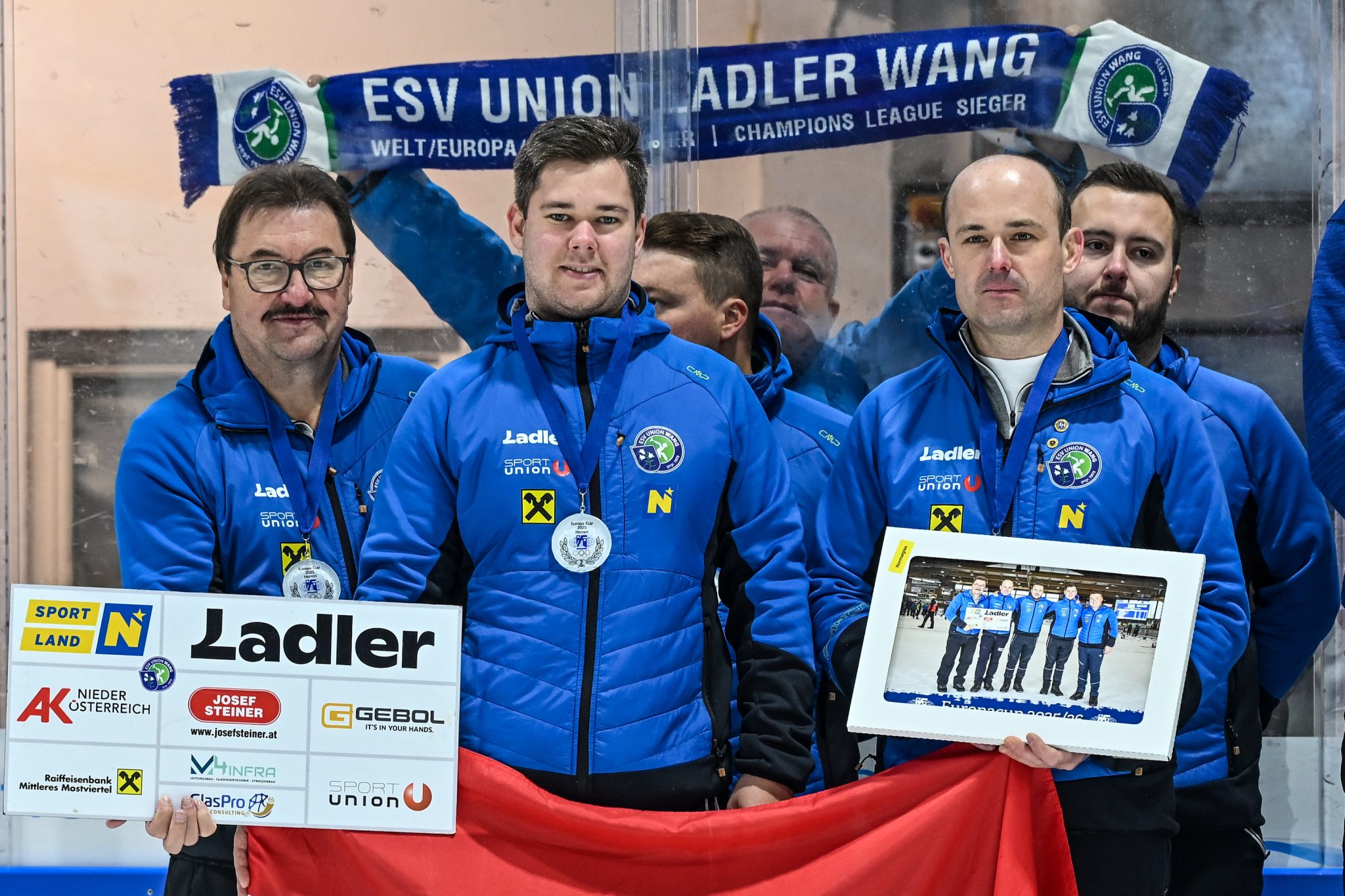 Drei Medaillen für Österreich beim Eisstock Europacup