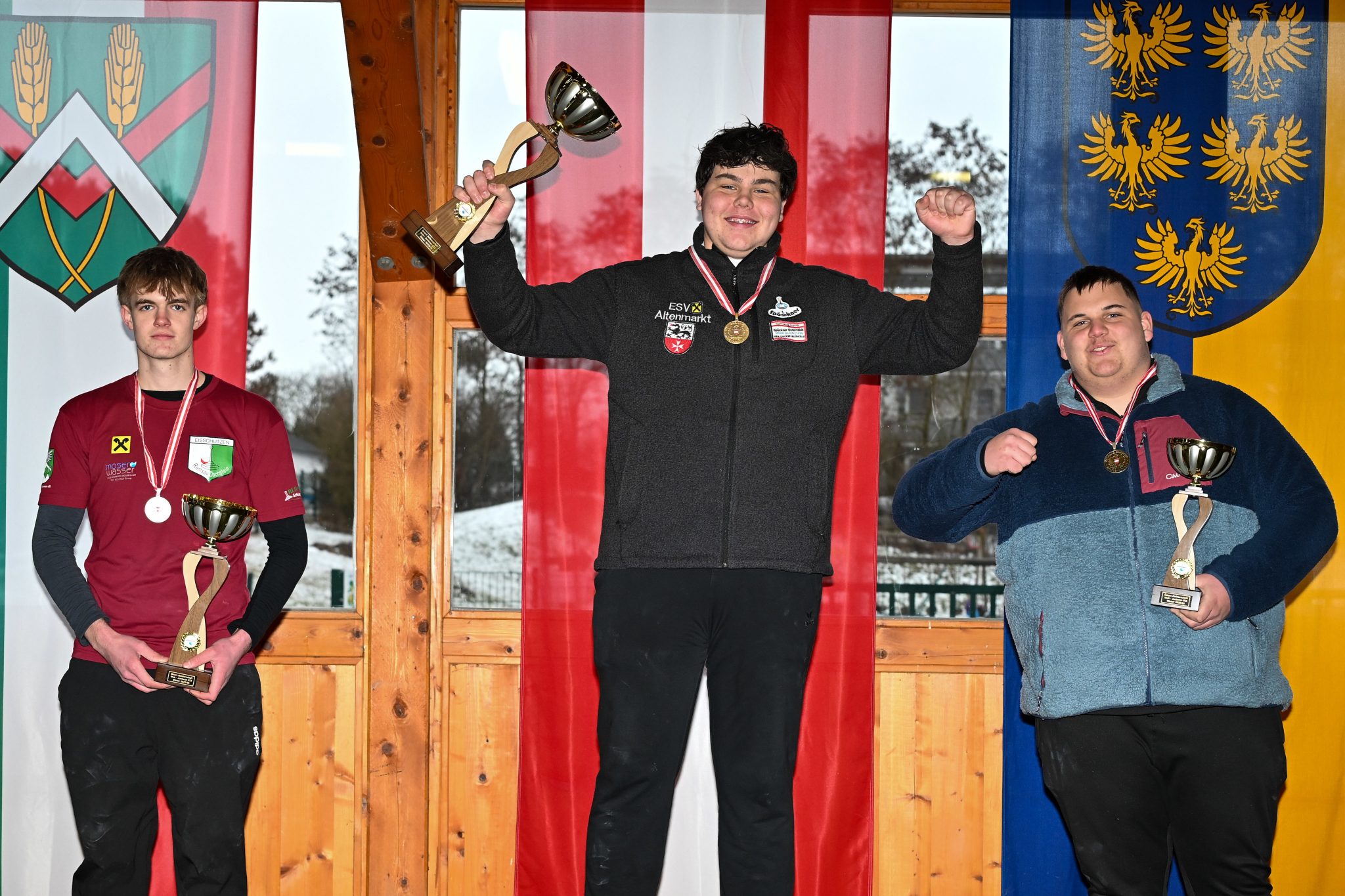 Stampfl und Neubauer Staatsmeister im Weitenwettbewerb