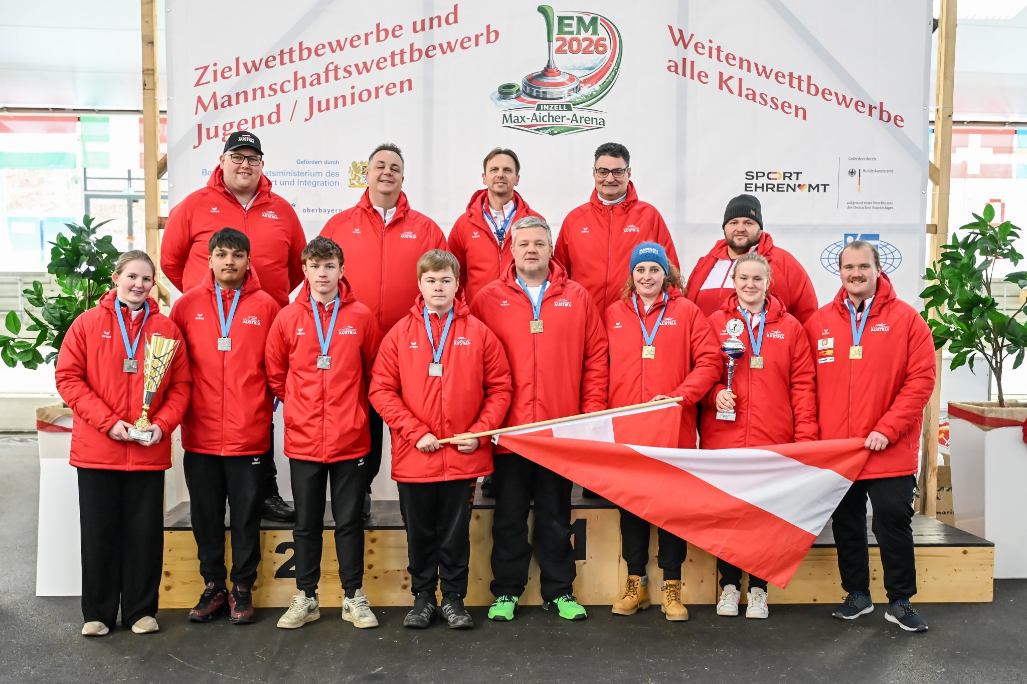 Weiten-EM: Doppel-Bronze im Team Mixed und U16 Teamsilber