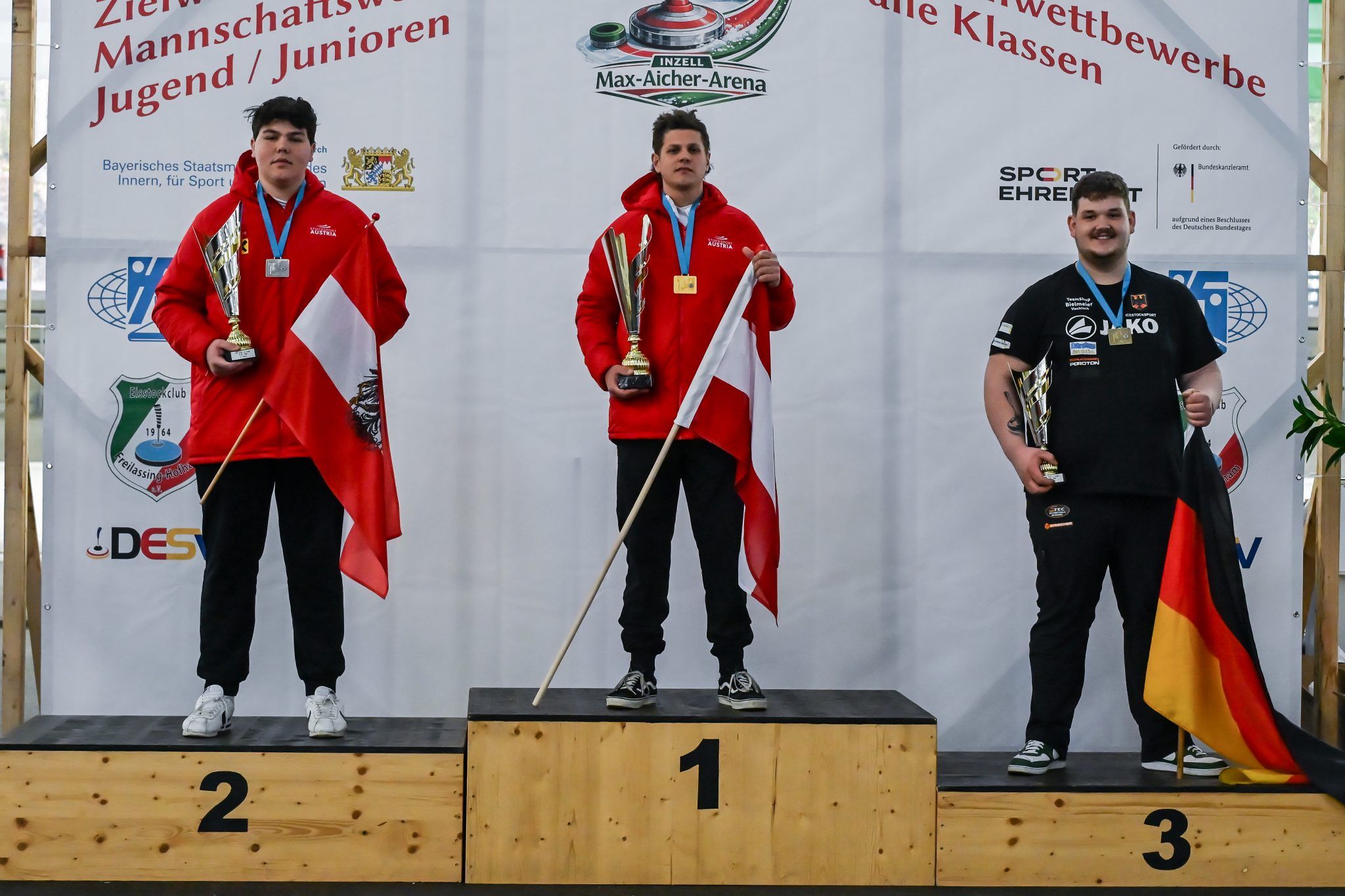 Europameistertitel für Andreas Knaus (U23) und Maximilian Moser (U19) Europameistertitel für Andreas Knaus (U23) und Maximilian Moser (U19)
