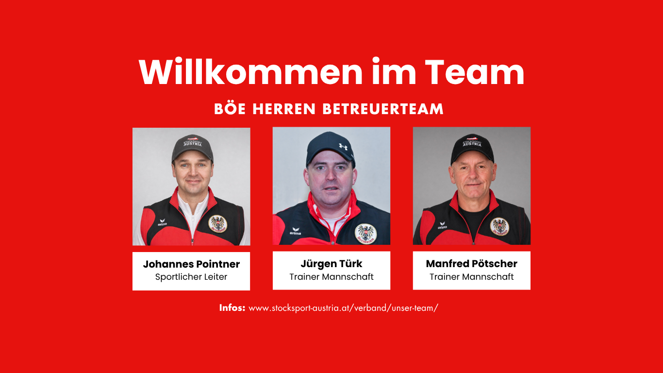 Neues Betreuerteam für Österreichs Herren-Nationalteam Neues Betreuerteam für Österreichs Herren-Nationalteam